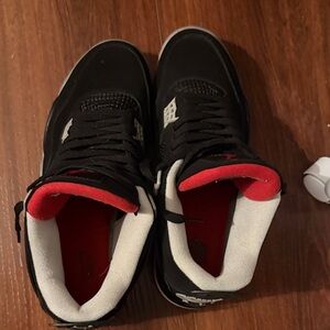 Jordan Black and Red Sneakers-Jordan OG breads